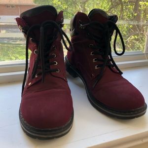 Maroon Boots